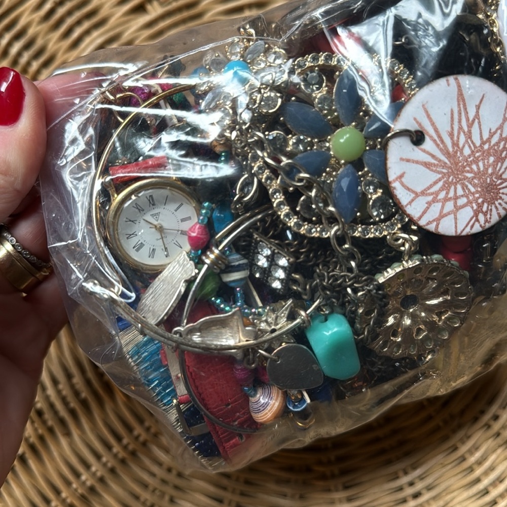 Mixed Jewelry Lot / Mystery Bag – Vintage & Modern – AS IS
